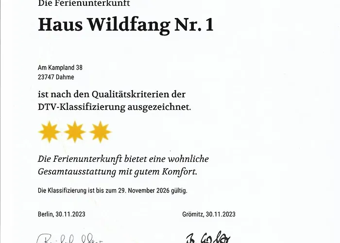 Haus Wildfang 1 Апартаменты Даме